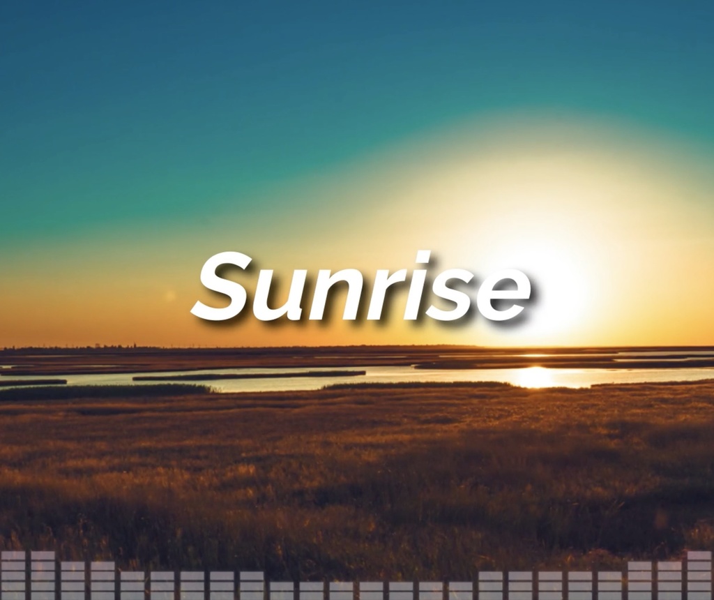 【フリーBGM】ミニマル アンビエント風「Sunrise」