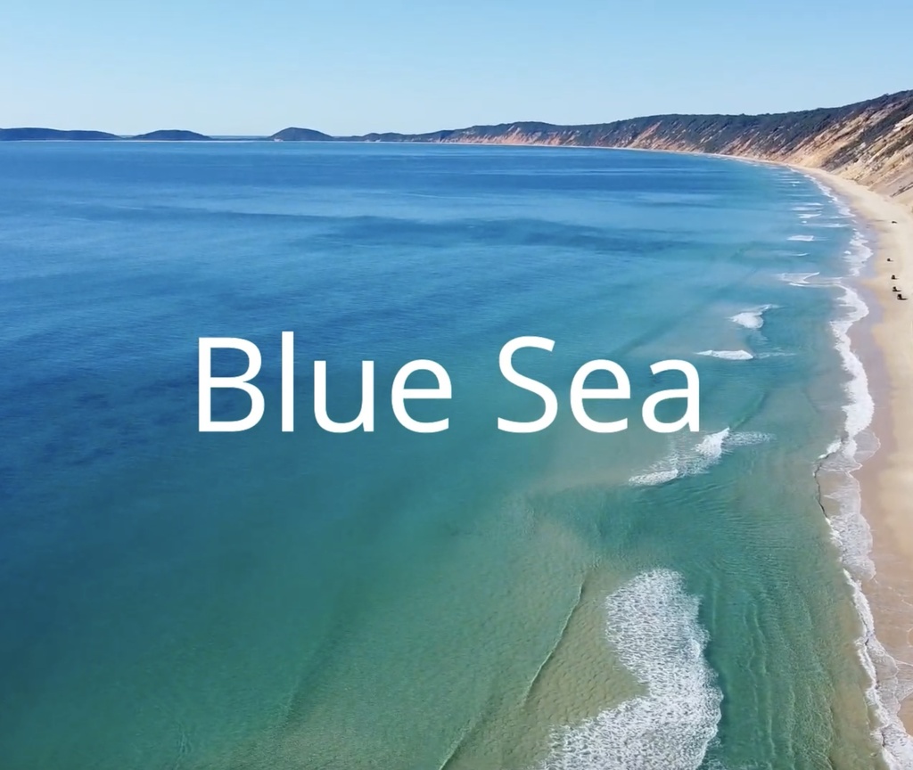 【フリーBGM】海　空　自然　日常　vlog「Blue Sea」