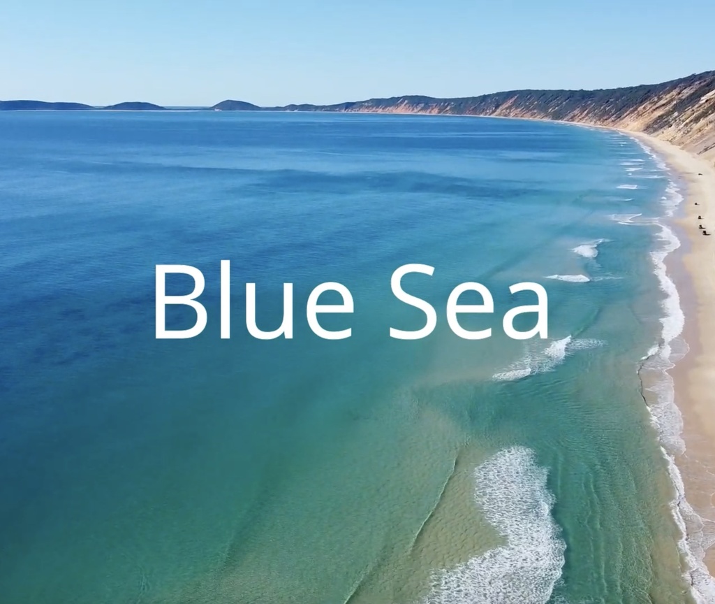 【フリーBGM】海 空 自然 日常 vlog「Blue Sea」