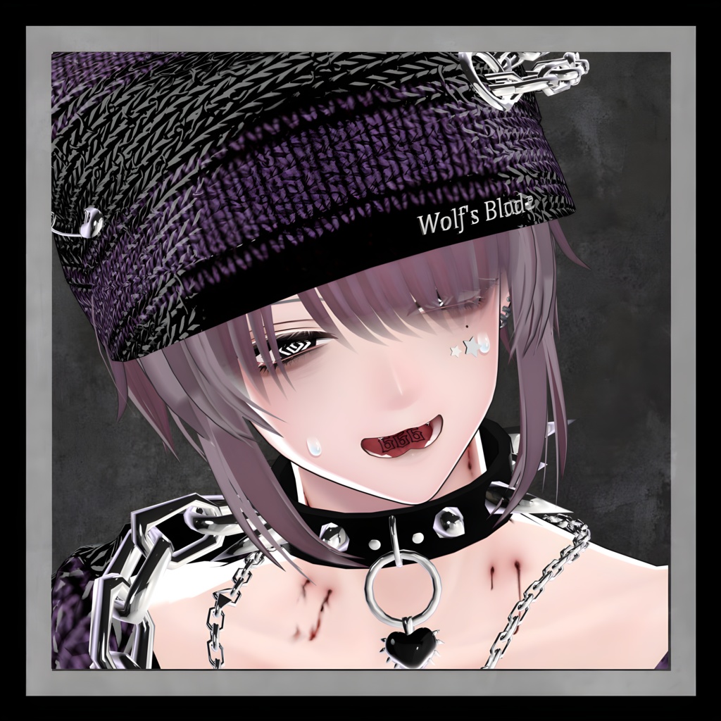 【Freeあり】 狛乃専用 tongue tattoo texture