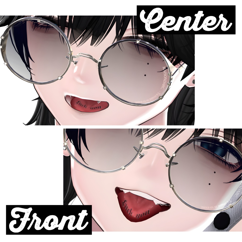 【Freeあり】 狛乃専用 tongue tattoo texture