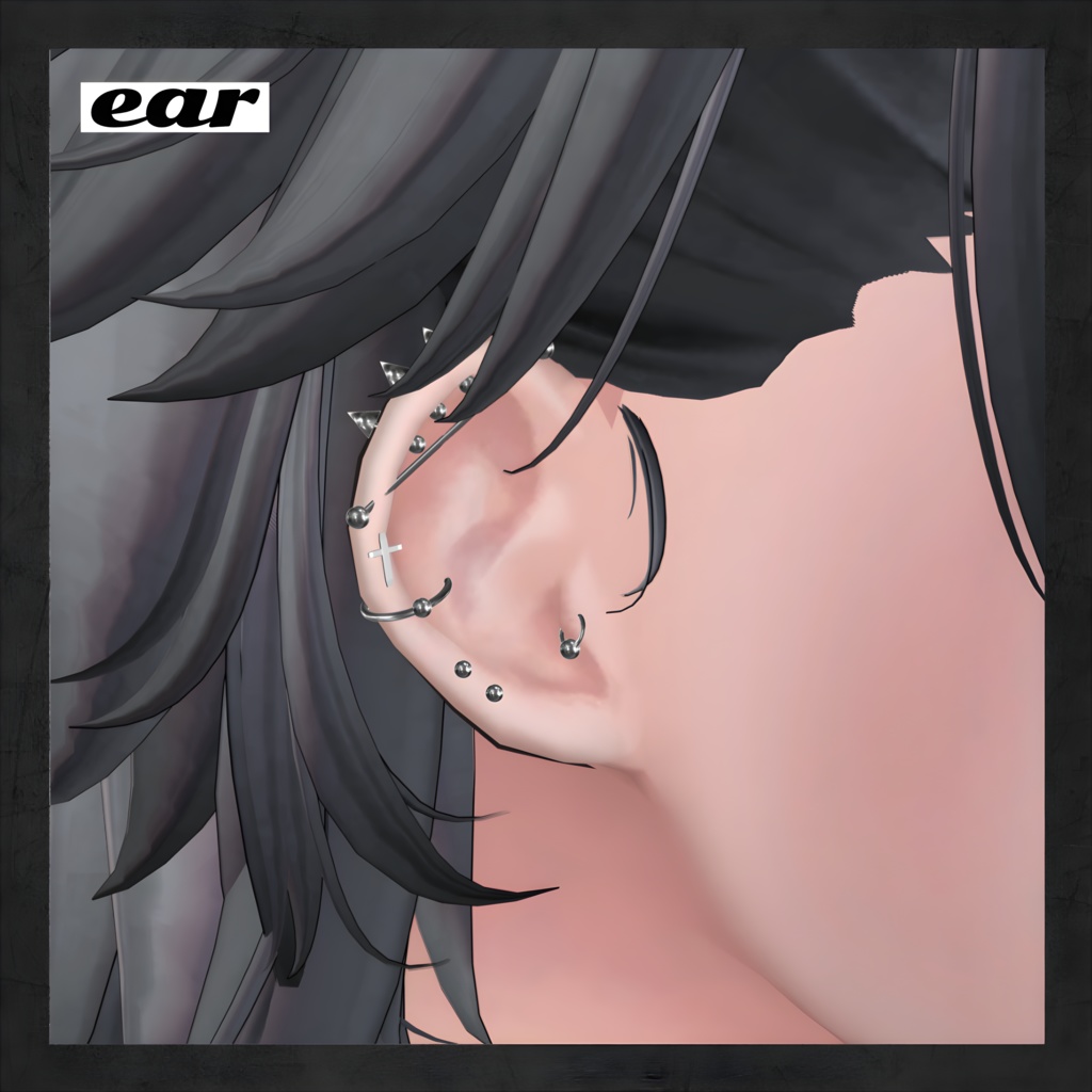 【水瀬専用】 labret center tongue set +おまけ / リップシンク対応