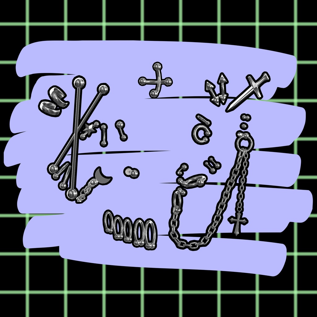 【12アバター対応】 Void pierce 【MA対応】