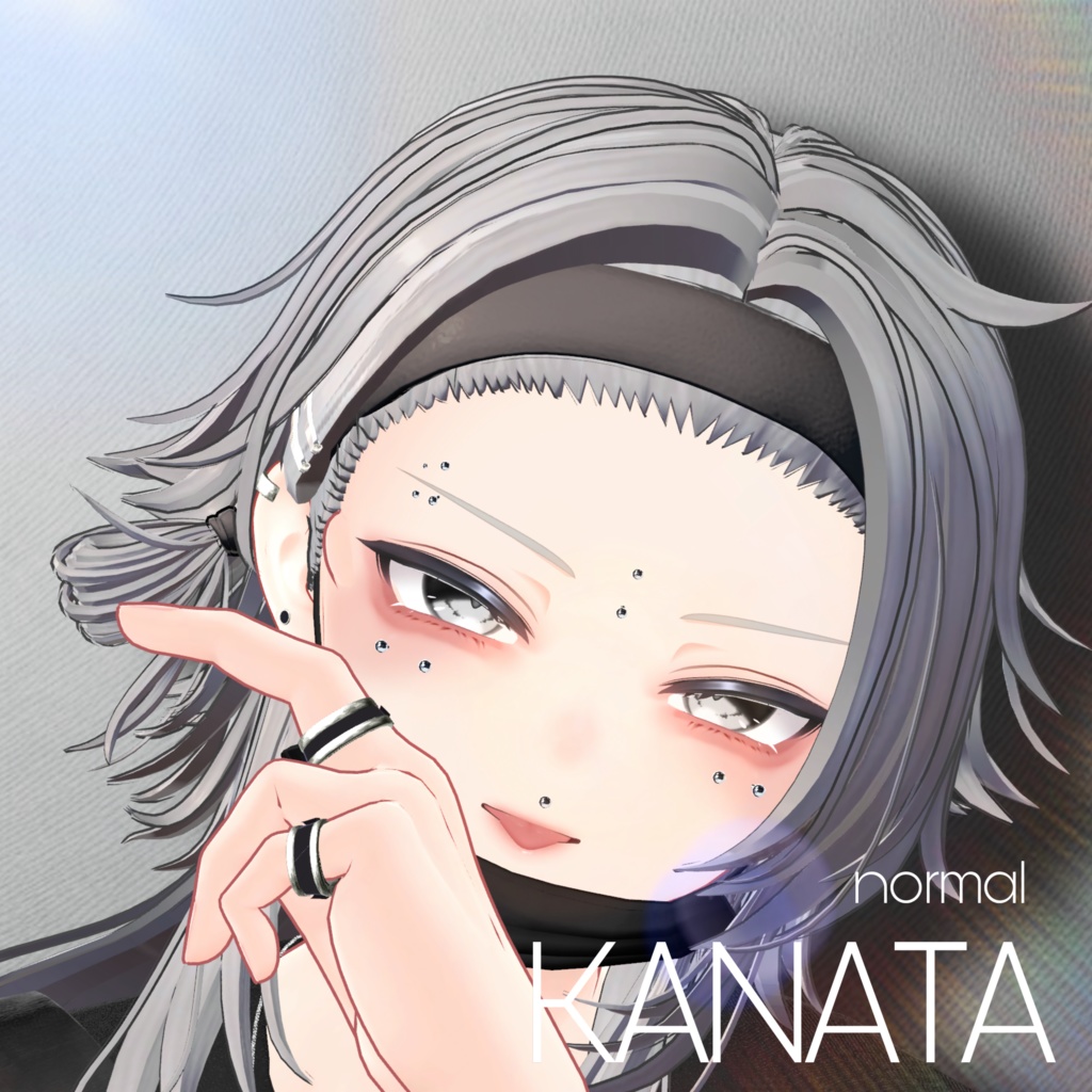 【8アバター】 Obscure Points / フェイスピアスセット【リップシンク対応】