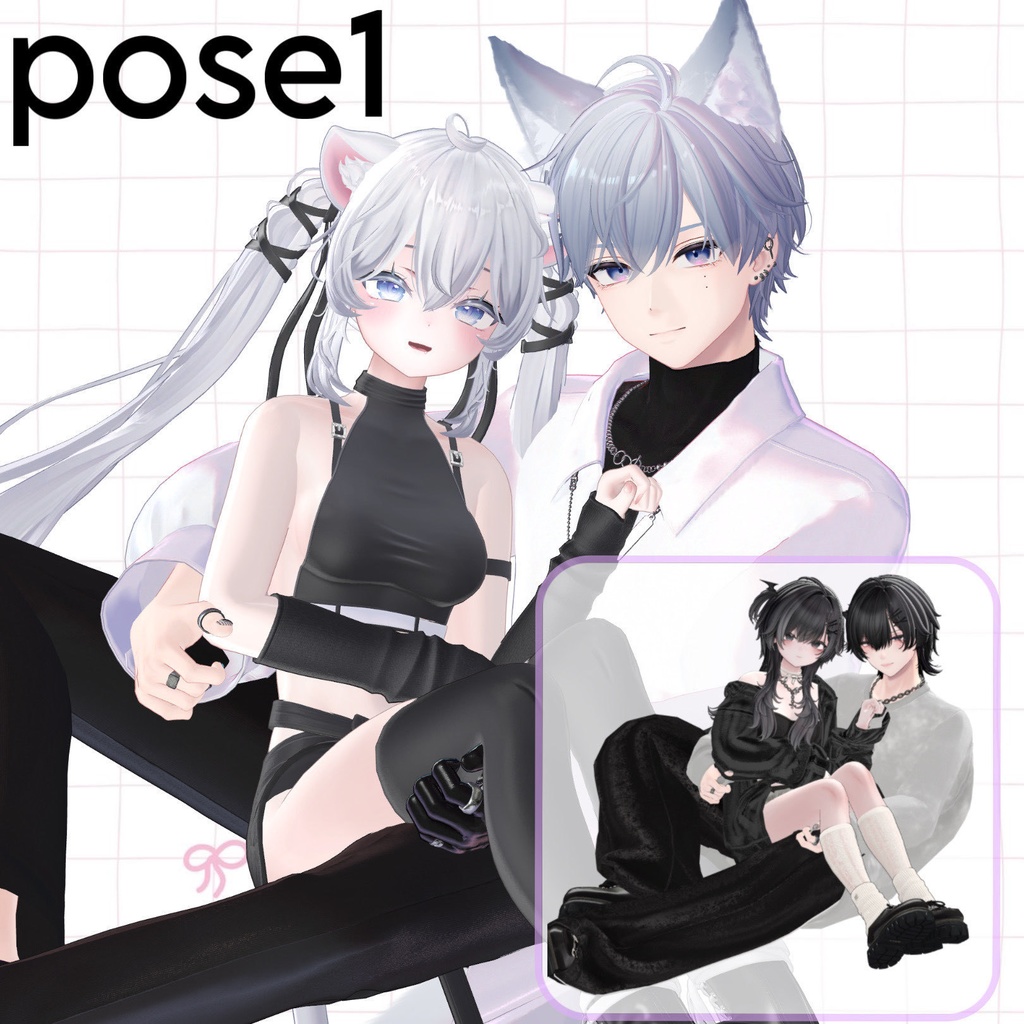 【APL対応】୨୧pair pose set୨୧ 15ポーズ