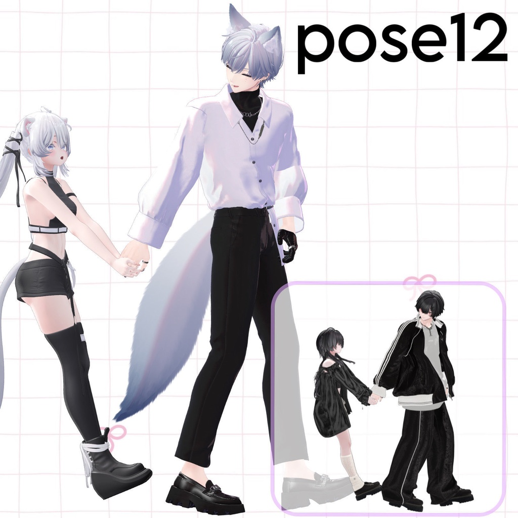 【APL対応】୨୧pair pose set୨୧ 15ポーズ