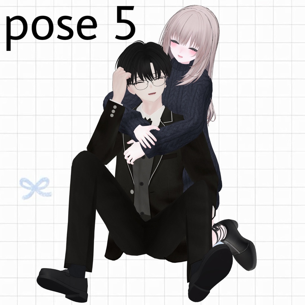 【APL対応】୨୧pair pose set୨୧ Kei&Nagi 15ポーズ