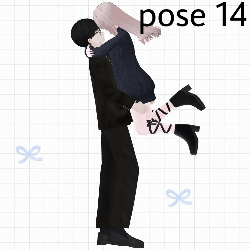 【APL対応】୨୧pair pose set୨୧ Kei&Nagi 15ポーズ
