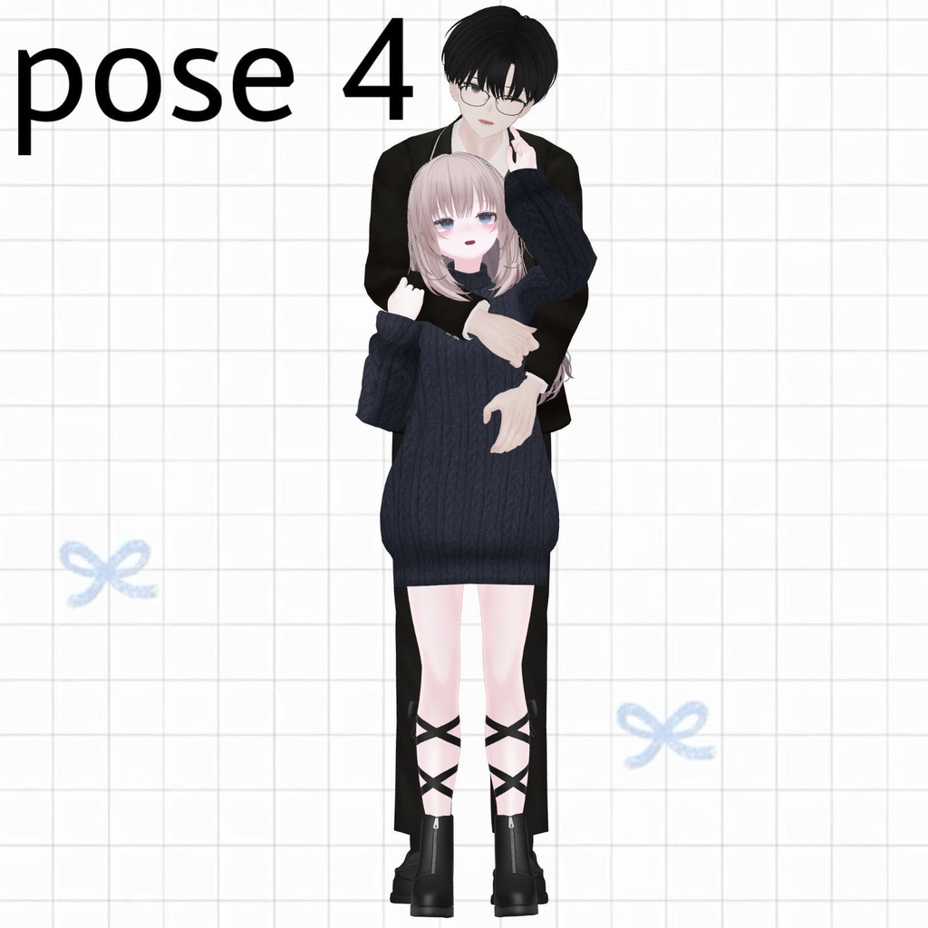 【APL対応】୨୧pair pose set୨୧ Kei&Nagi 15ポーズ