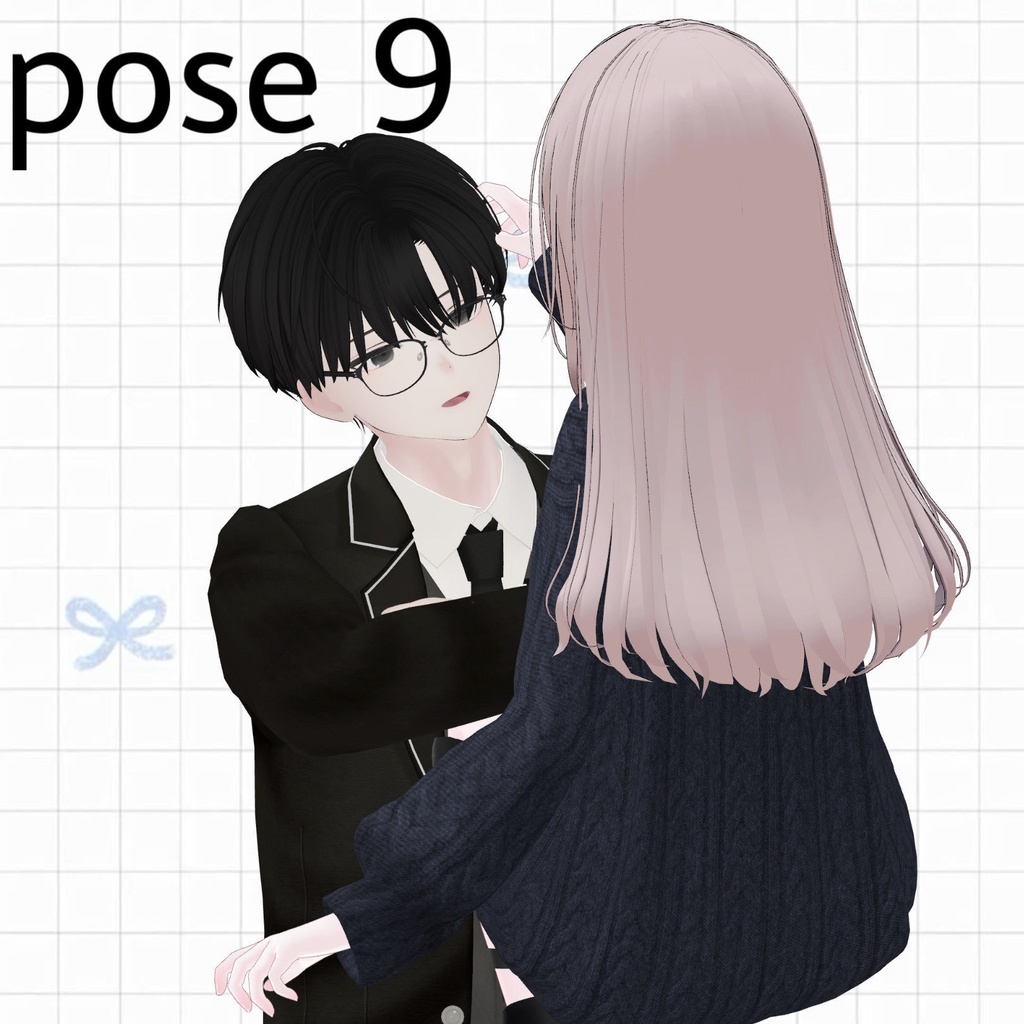 【APL対応】୨୧pair pose set୨୧ Kei&Nagi 15ポーズ