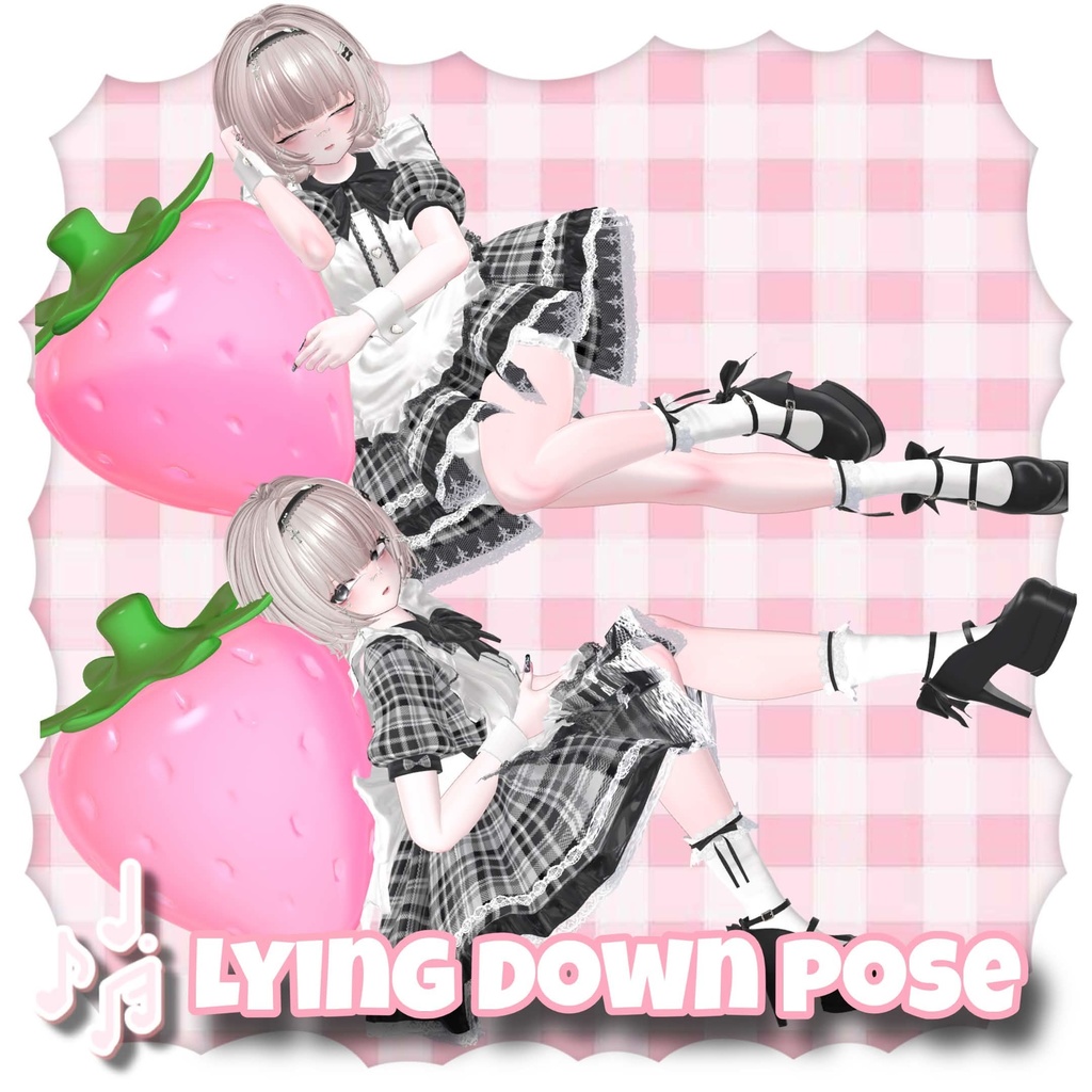 【一部Free】 Hug strawberry +pose