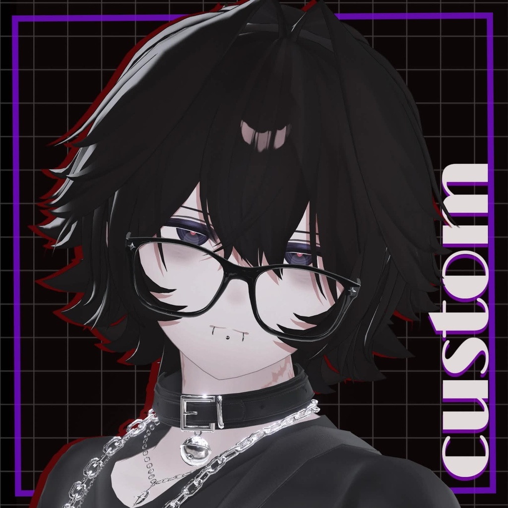 【carre キャレ 専用】face pierce 【リップシンク対応】