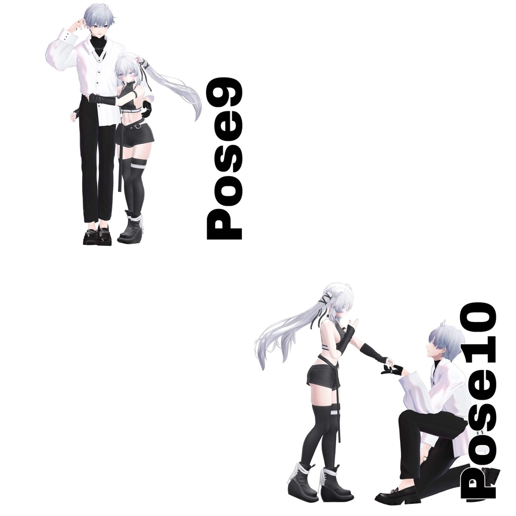 【APL対応】୨୧pair pose set2୨୧ 15ポーズ
