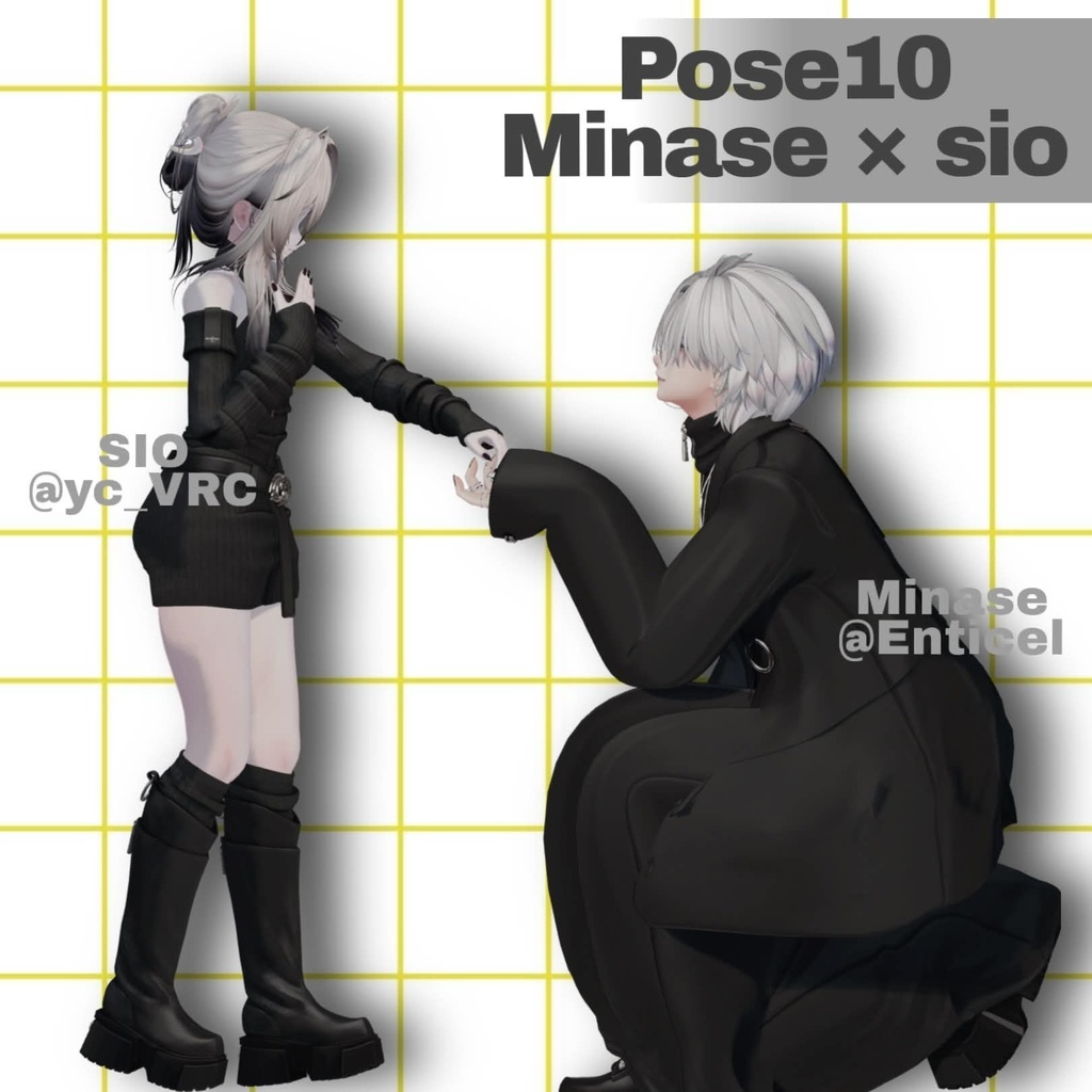 【APL対応】୨୧pair pose set2୨୧ 15ポーズ
