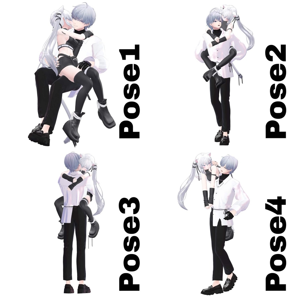 【APL対応】୨୧pair pose set2୨୧ 15ポーズ