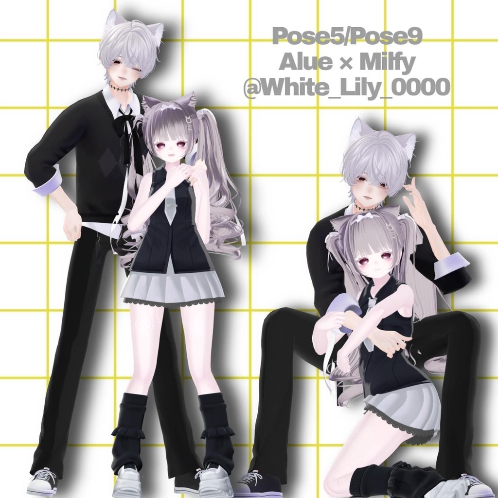 【APL対応】୨୧pair pose set2୨୧ 15ポーズ