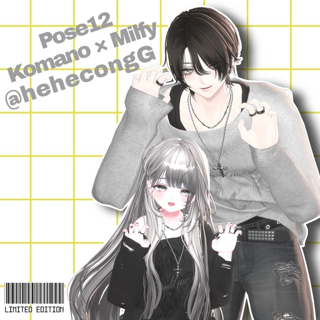 【APL対応】୨୧pair pose set2୨୧ 15ポーズ
