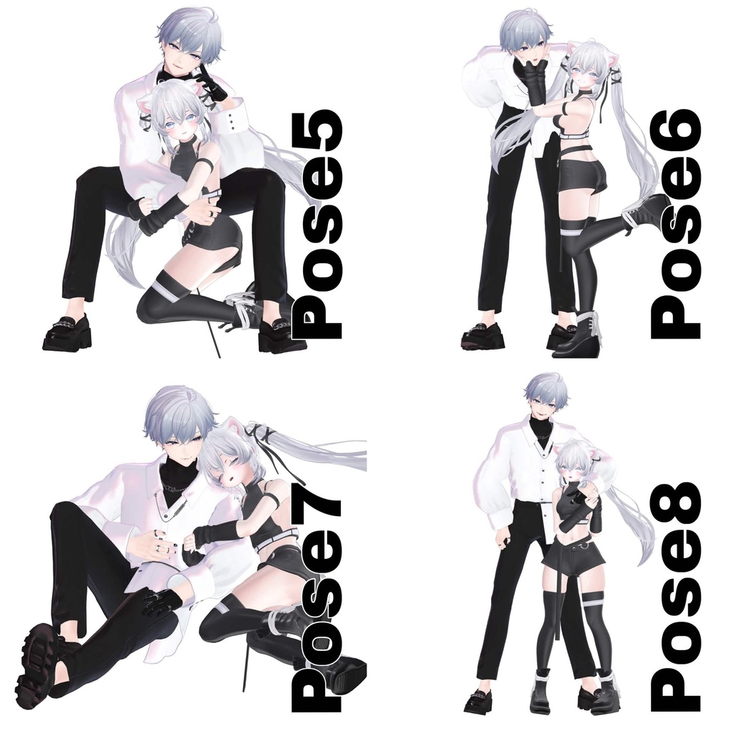 【APL対応】୨୧pair pose set2୨୧ 15ポーズ