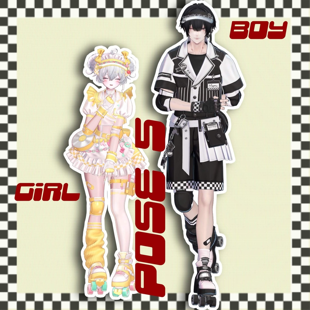 【APL対応】Café&Diner pose set 20pose