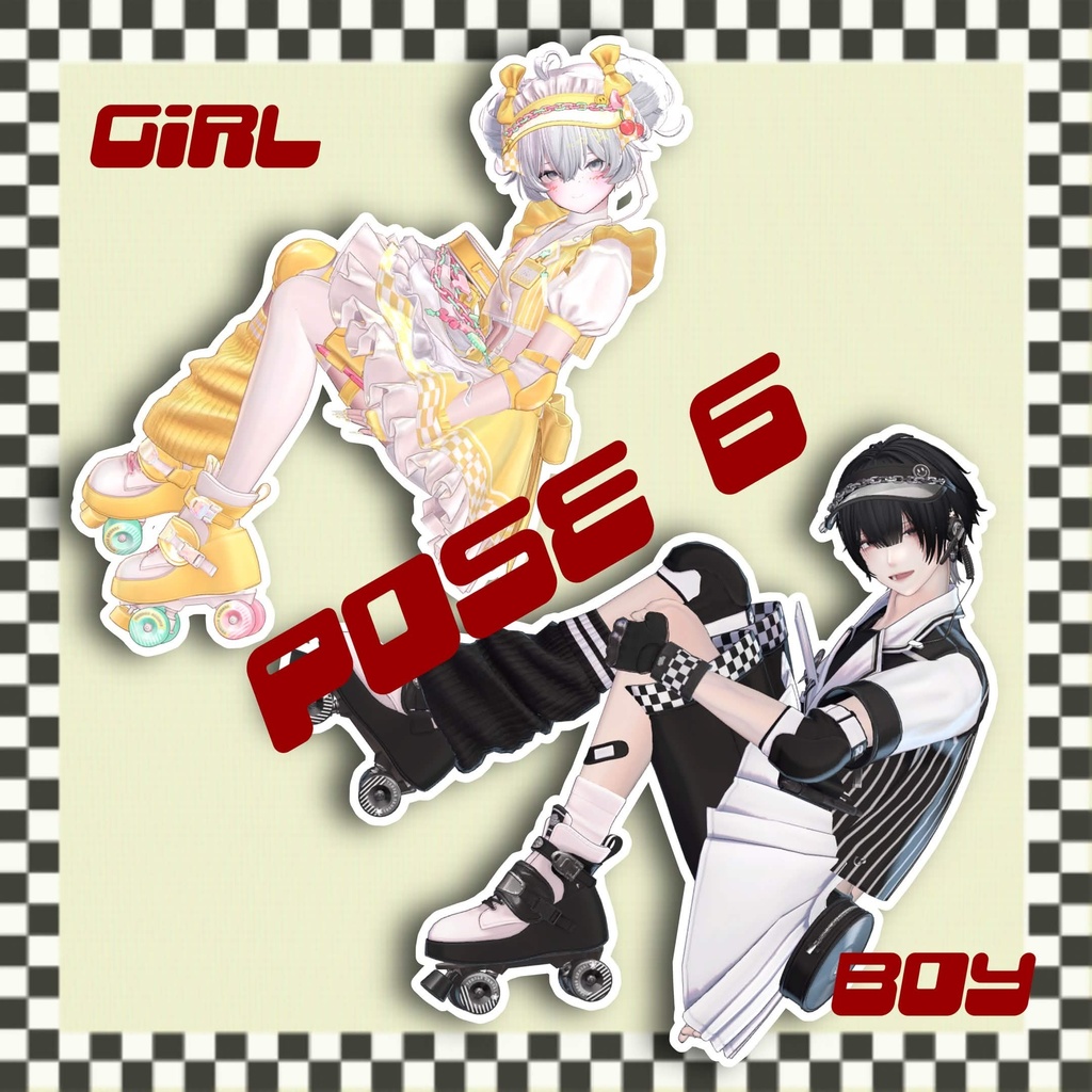 【APL対応】Café&Diner pose set 20pose