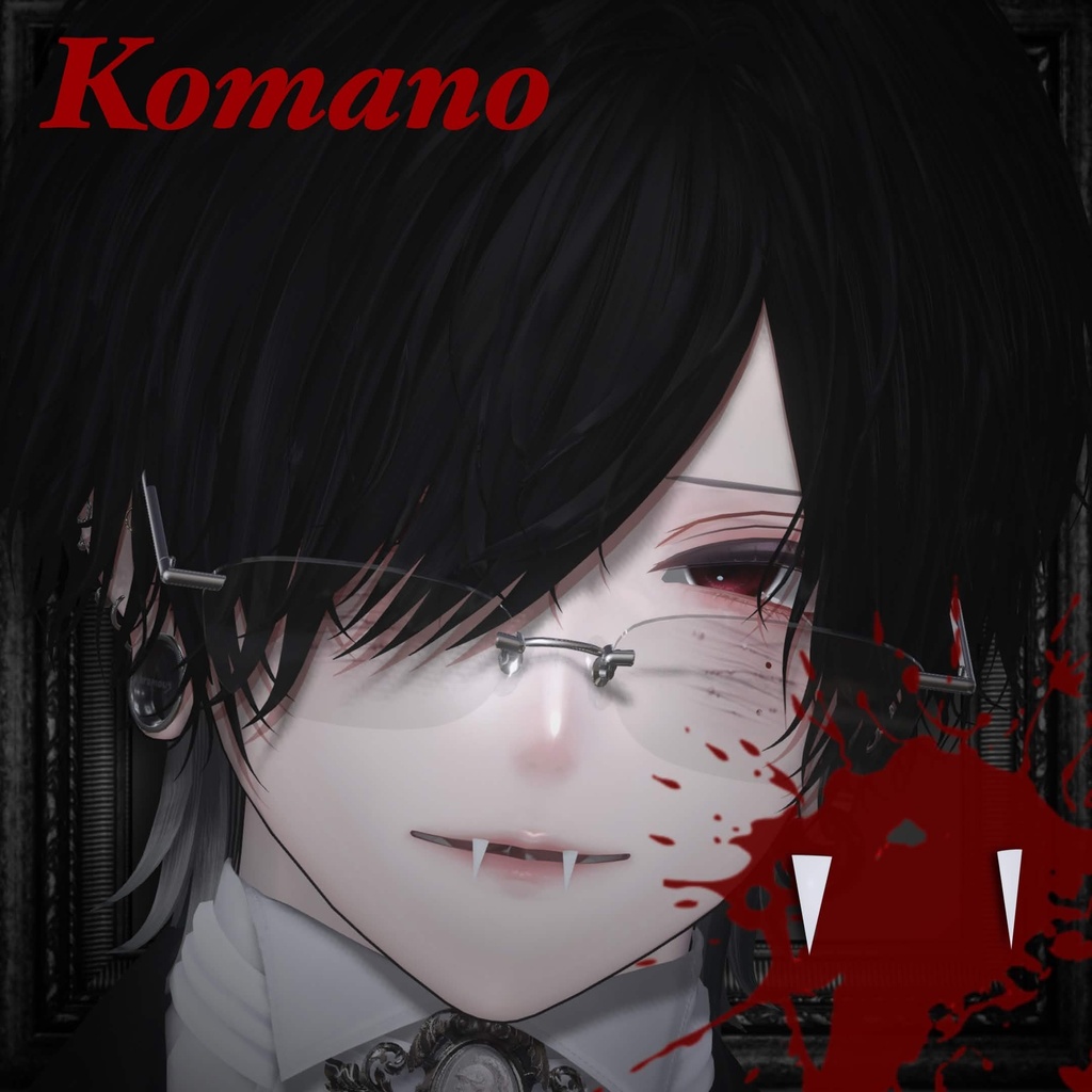 【10/31まで無料】 vampire fang 【リップシンク対応】