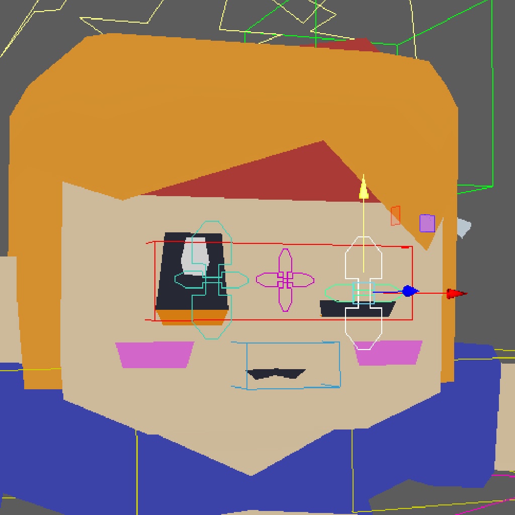 【Free/無料】Colly (コリー)【3Dモデル/リグ】【ローポリゴン】