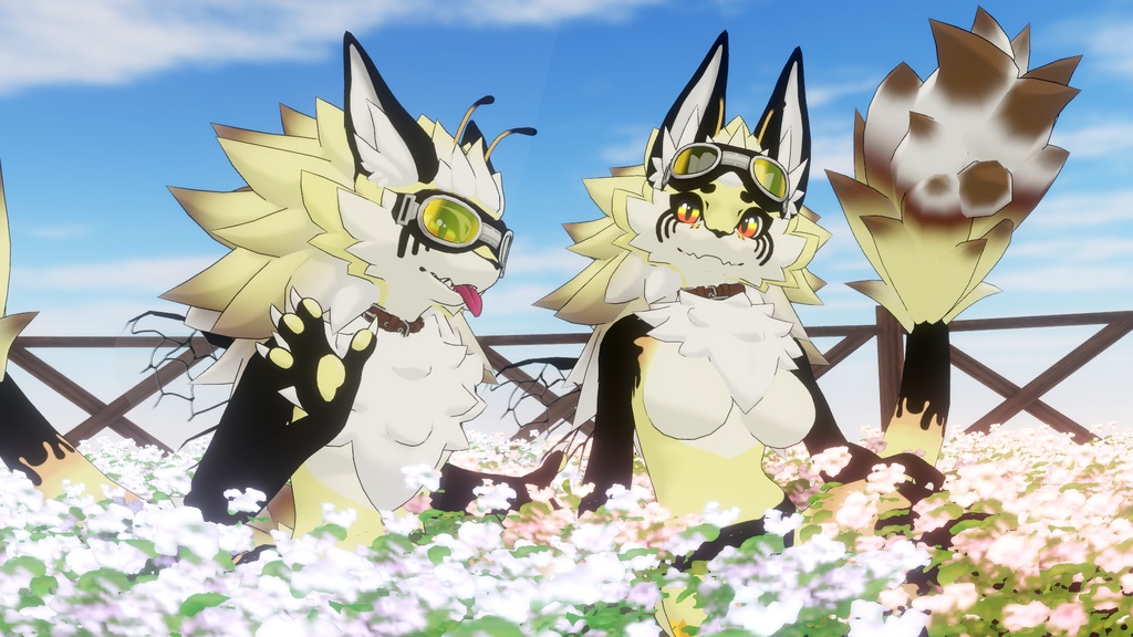 Bee Texture + Wings and Antennas (For the Novabeast)