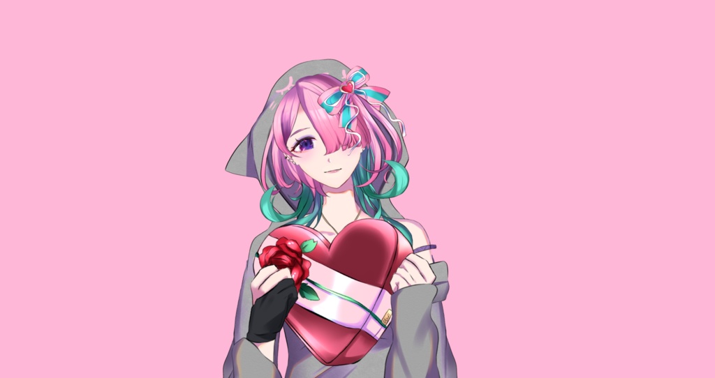 動くバレンタインデー-Vtuber向け配信動画素材【無償/有償あり】