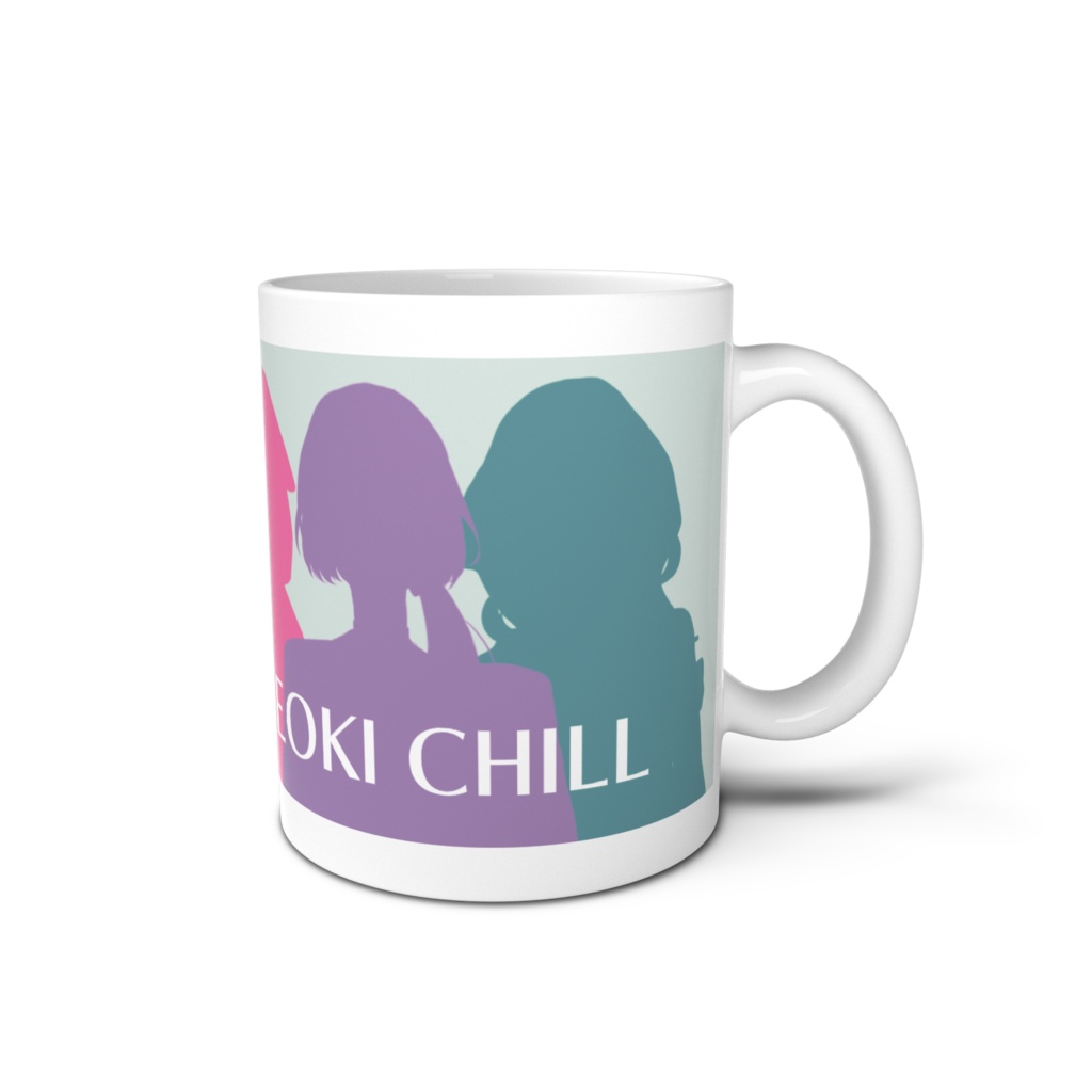 Vtuber寝起ちる一周年記念マグカップ