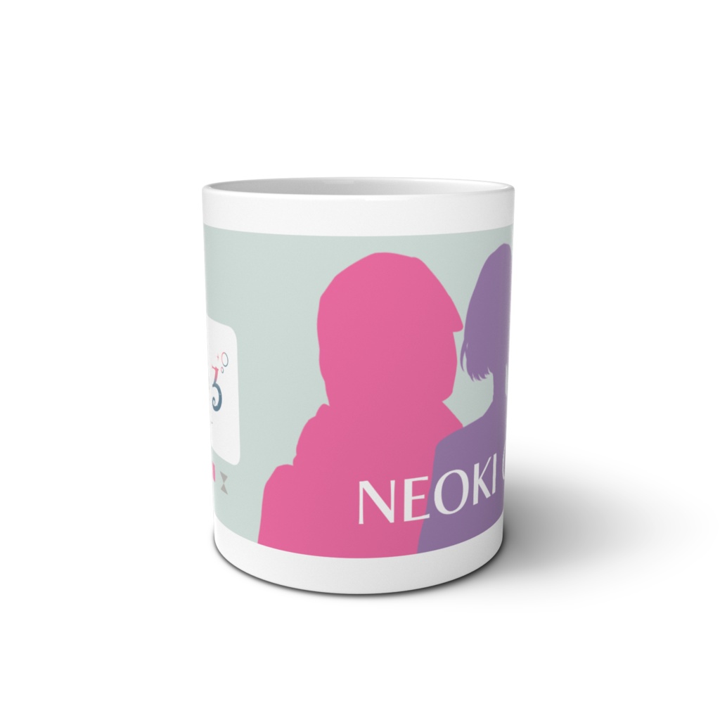 Vtuber寝起ちる一周年記念マグカップ