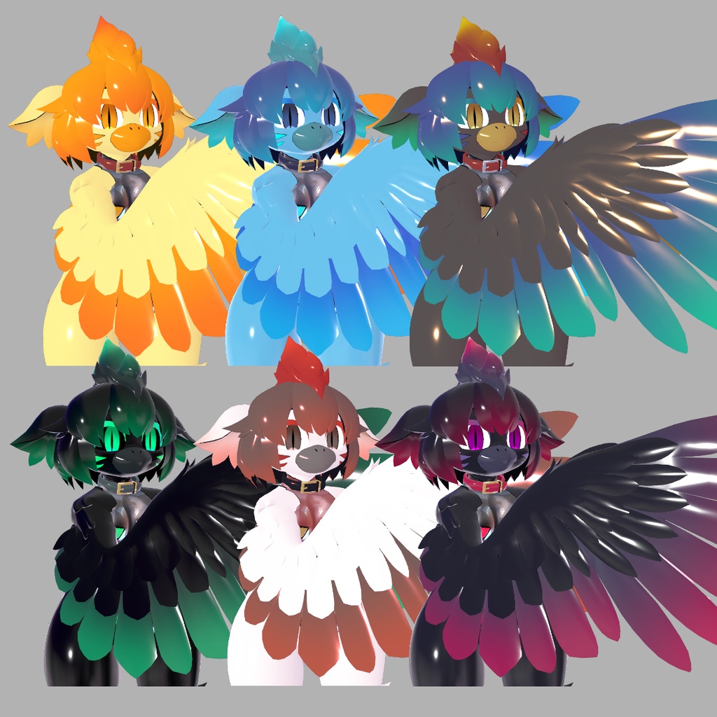 VRChat想定 オリジナル3Dモデル 『 Archaeo 』