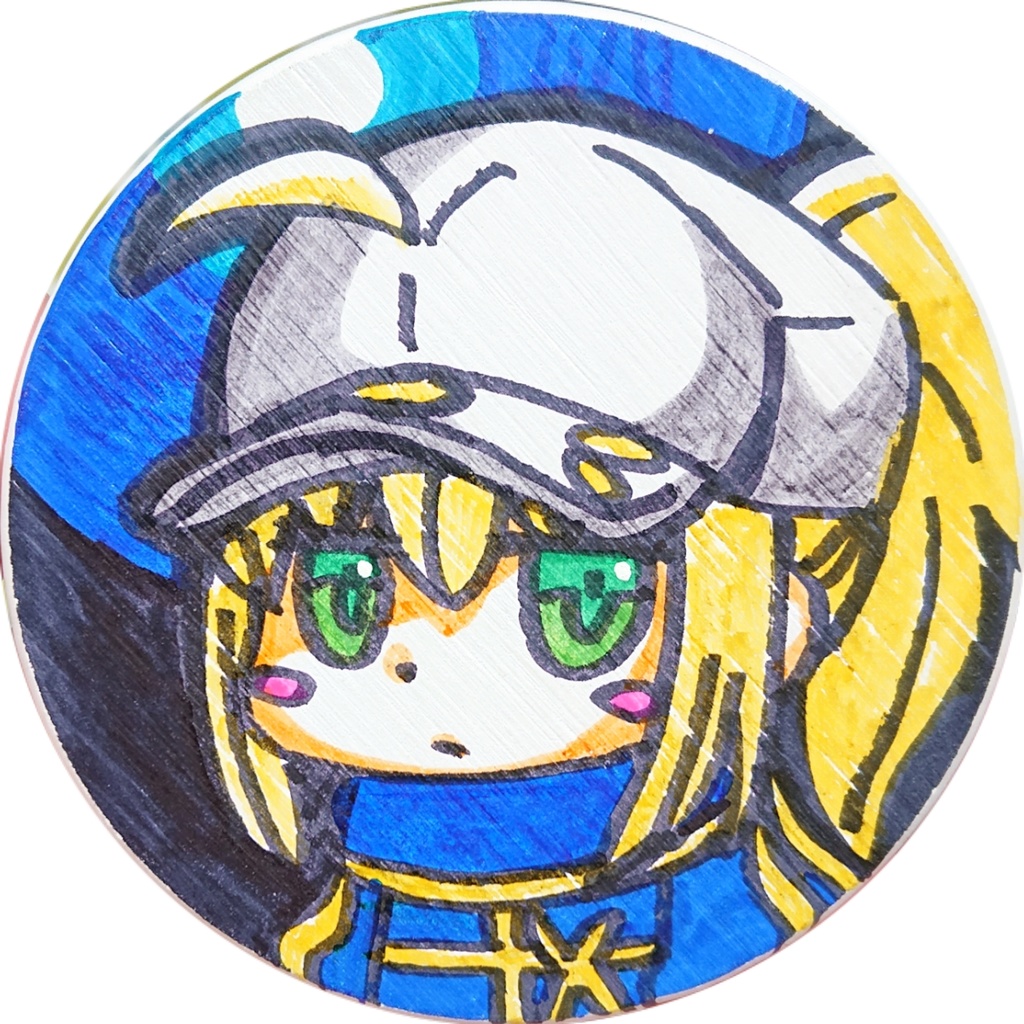 珪藻土コースター FGO リヨ絵風