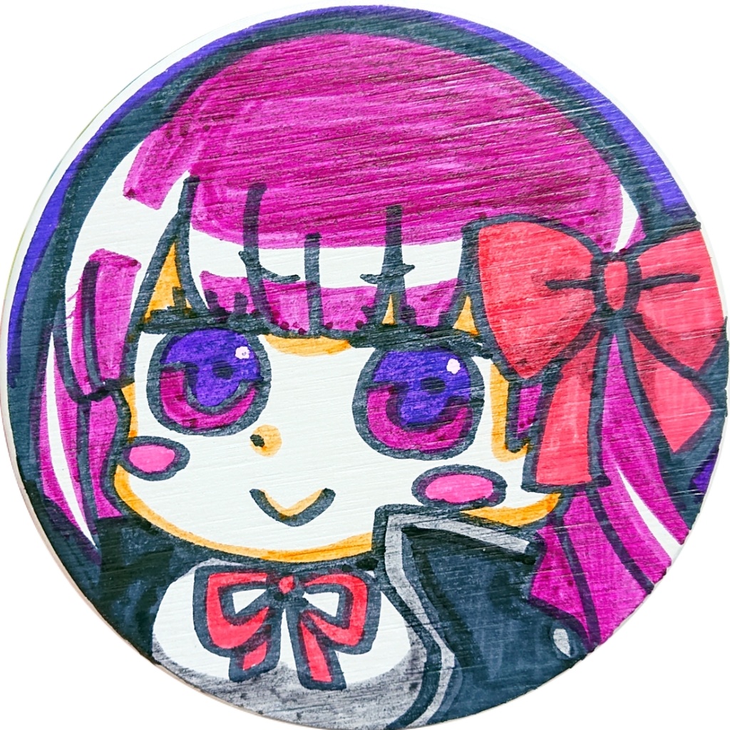 珪藻土コースター FGO リヨ絵風