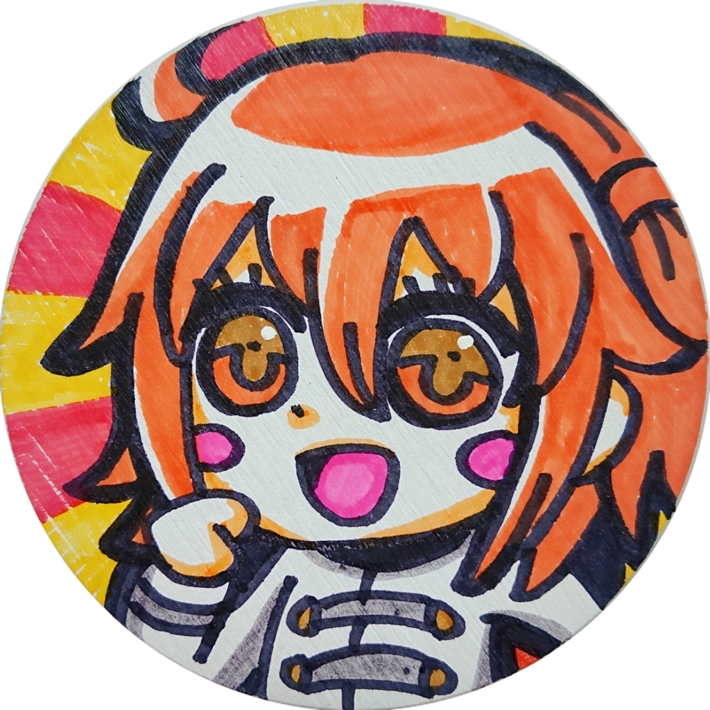 珪藻土コースター FGO リヨ絵風