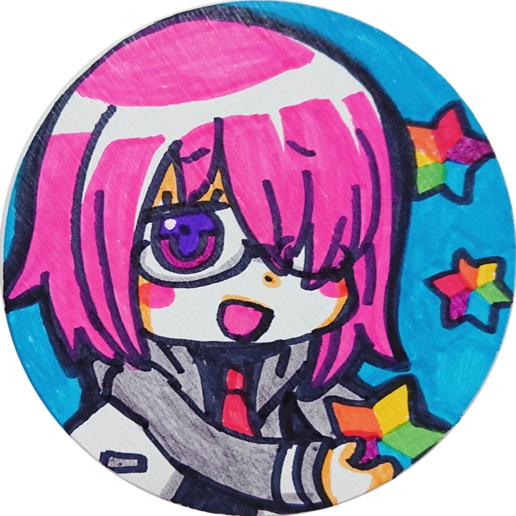 珪藻土コースター FGO リヨ絵風