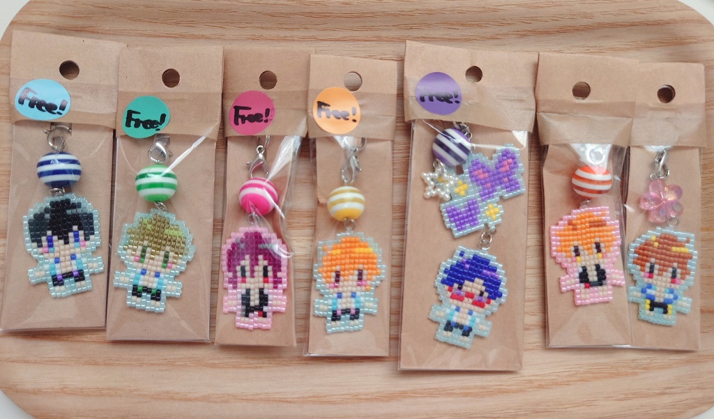 ガラスビーズチャーム☆Free!
