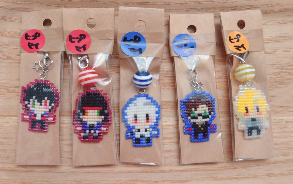 ガラスビーズチャーム ヒプマイ ダイヤのA