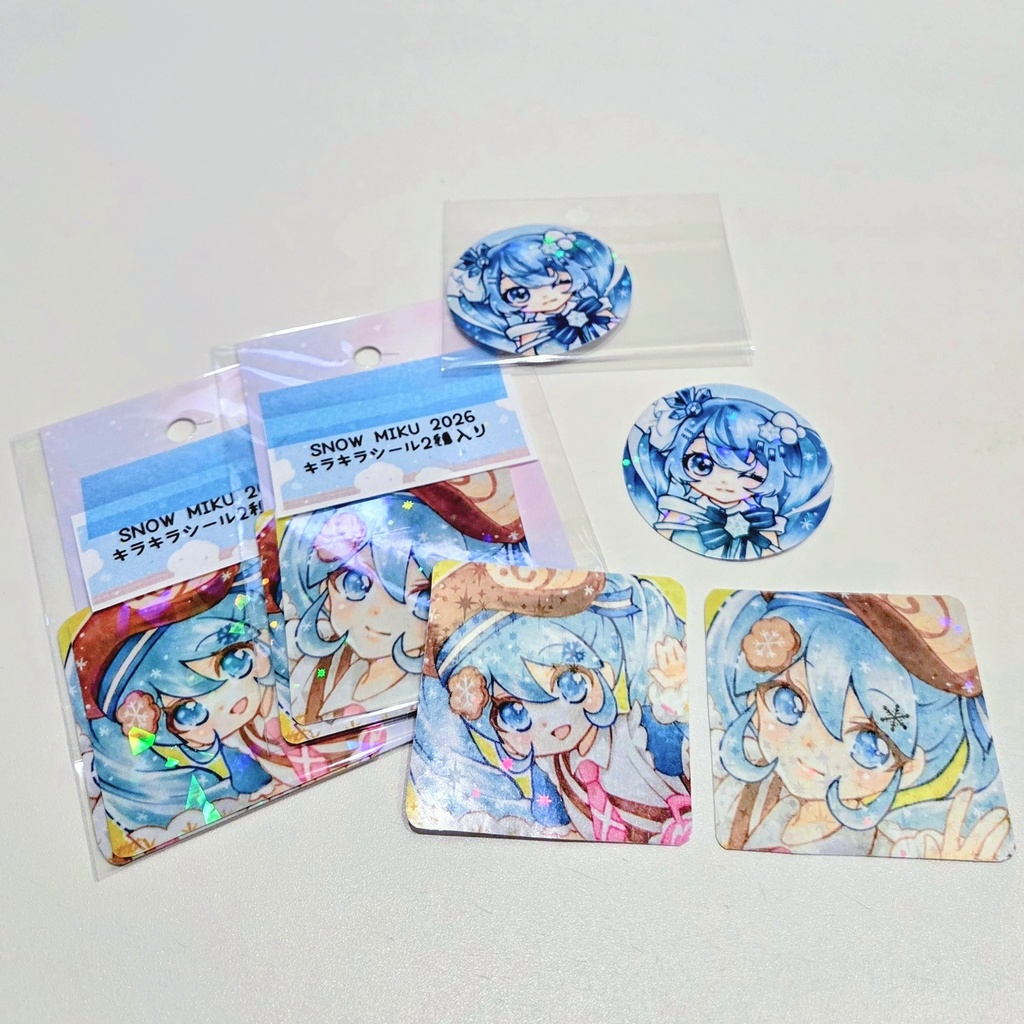 SNOW MIKU 2025＆2026 雪ミク キラキラシール