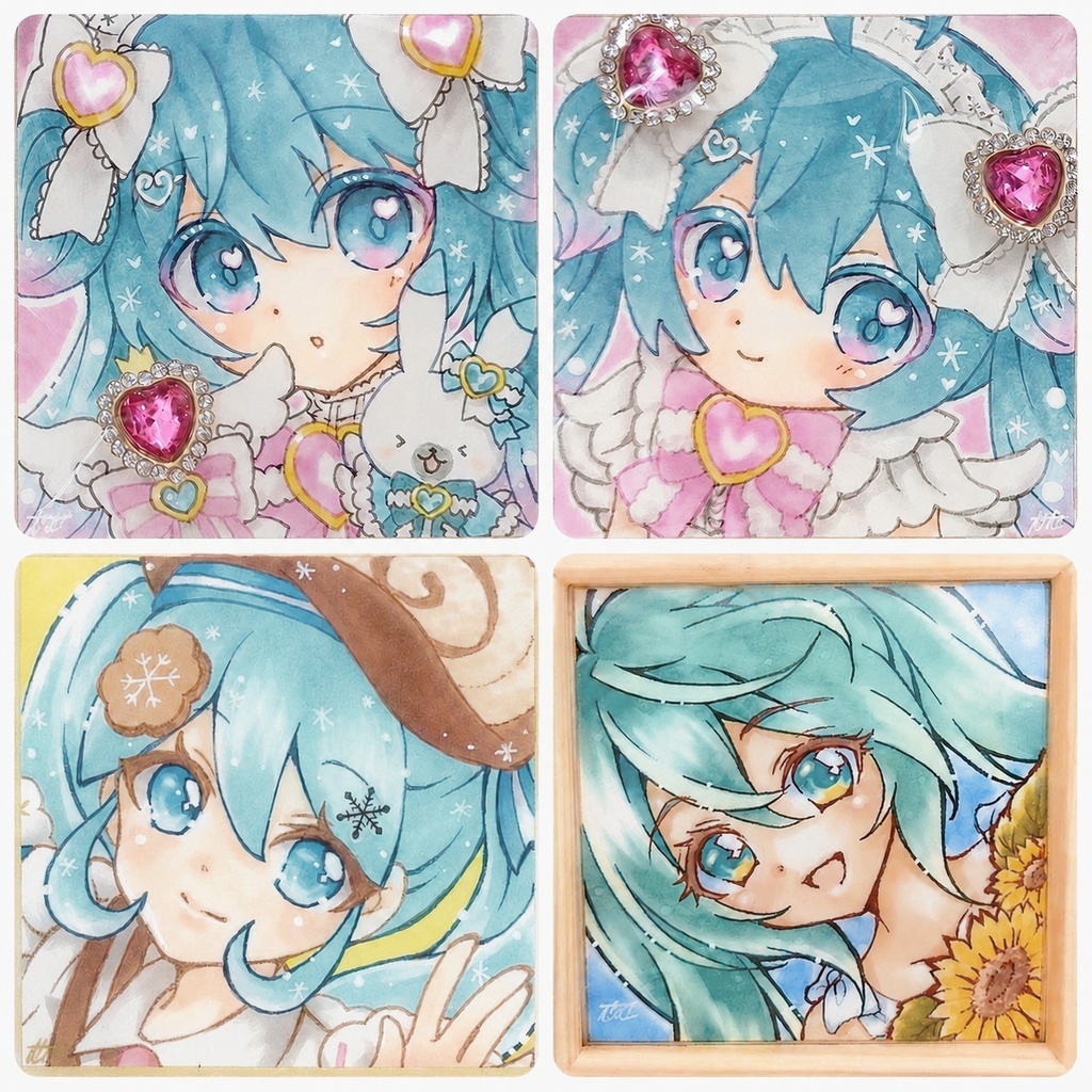 SNOW MIKU 2026 &2027 オリジナル 豆色紙