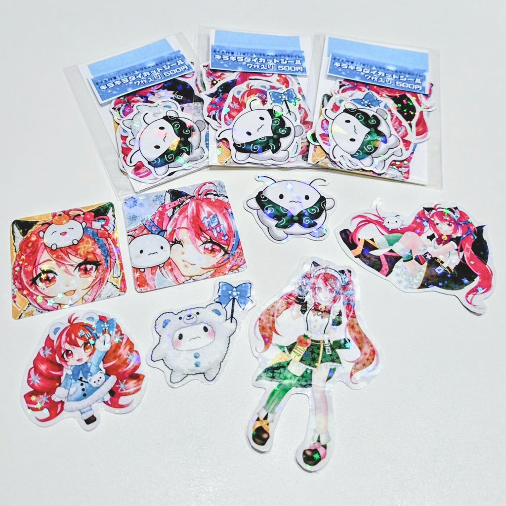 旭川ユカラ＆マツモトくんダイカットシール7枚入