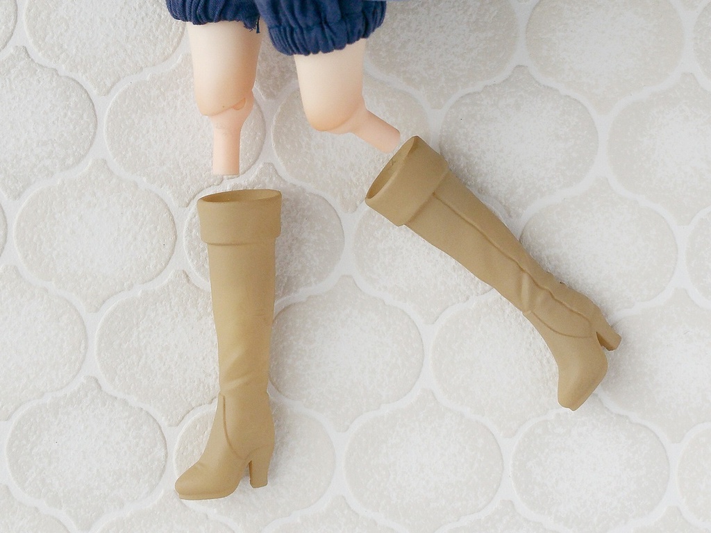 ◆◆ハルモニアシリーズ用折返しロングブーツ/ハンドメイド品