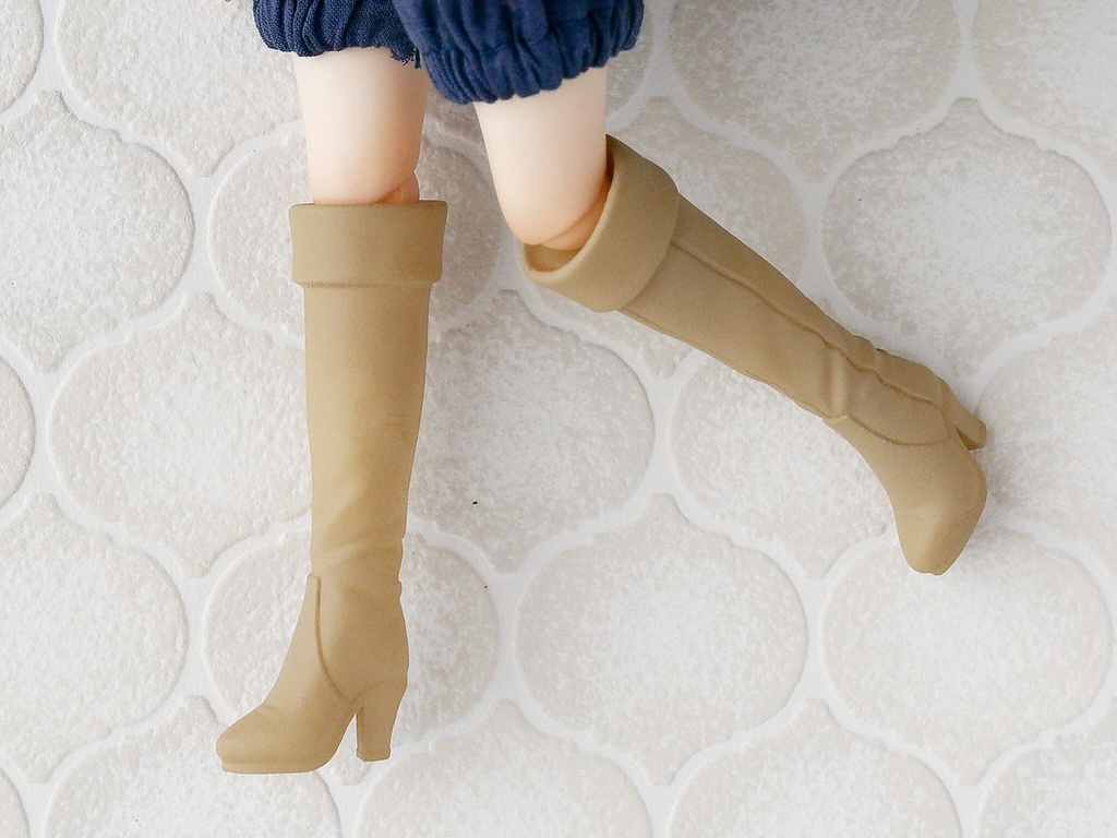 ◆◆ハルモニアシリーズ用折返しロングブーツ/ハンドメイド品