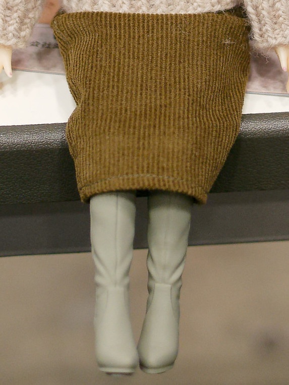 ◆◆ハルモニアシリーズ用折返しロングブーツ/ハンドメイド品