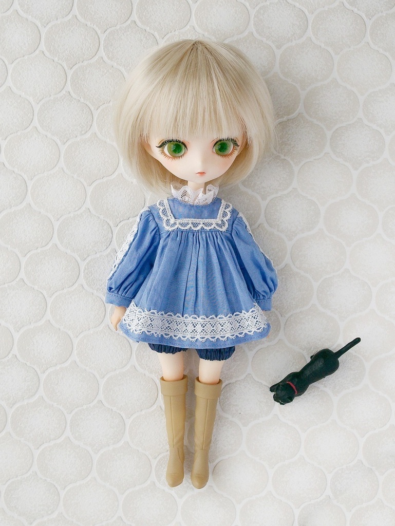 ◆◆ハルモニアシリーズ用折返しロングブーツ/ハンドメイド品