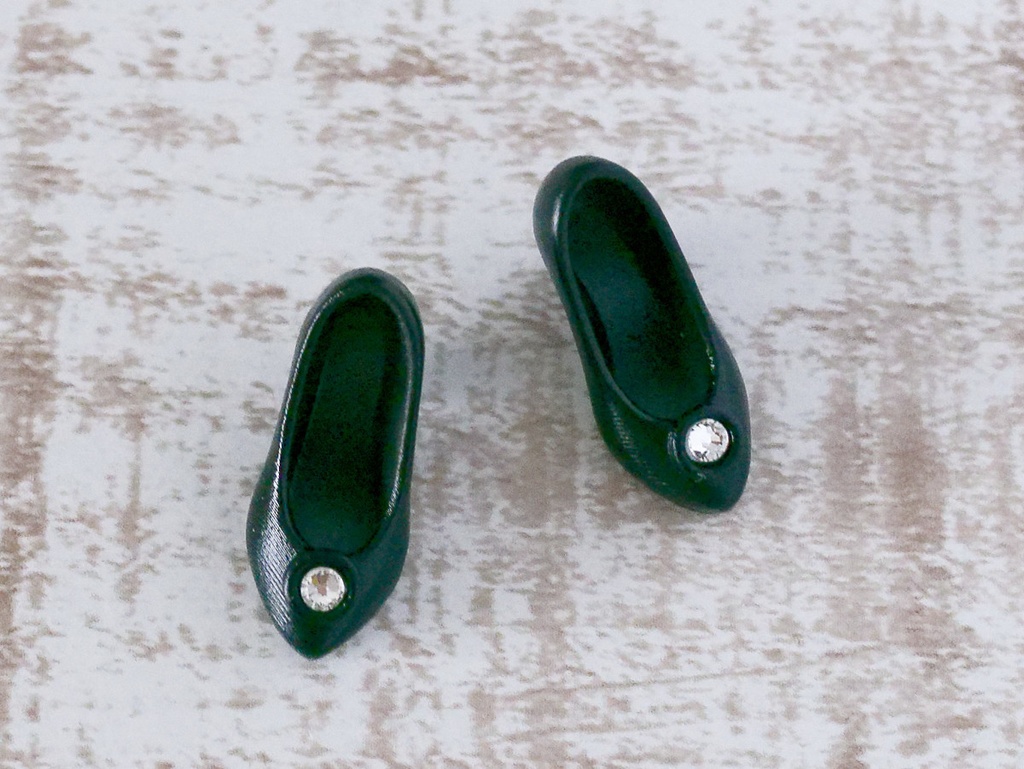 ◆受注生産◆ハルモニアシリーズ用ラインストーンパンプス/ハンドメイド品