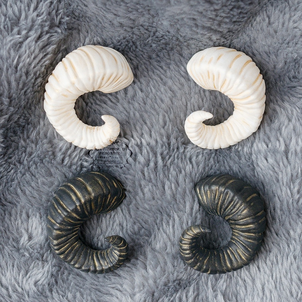 ◆受注生産◆羊のツノ(ドール用)