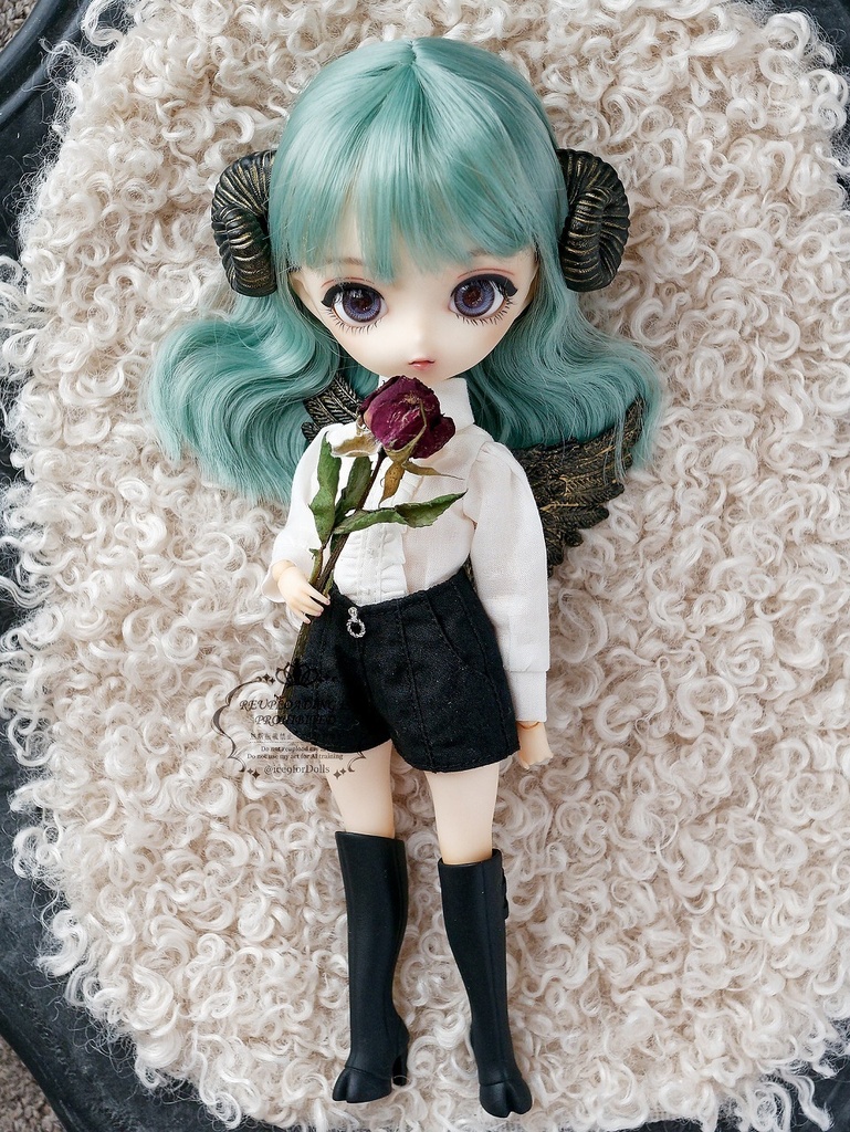 ◆受注生産◆羊のツノ(ドール用)