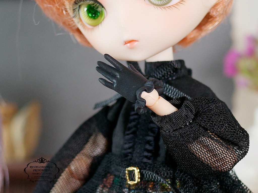 ◆受注生産◆ハルモニアシリーズ用フリル手袋/ハンドメイド