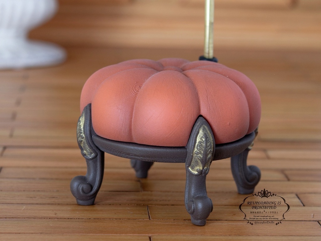 ◆受注生産◆ハルモニアシリーズ用パンプキンスツール/ハンドメイド