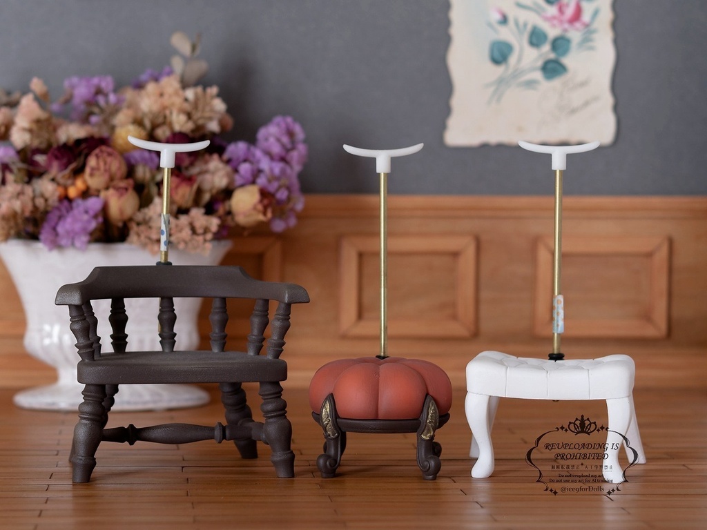 ◆受注生産◆ハルモニアシリーズ用パンプキンスツール/ハンドメイド